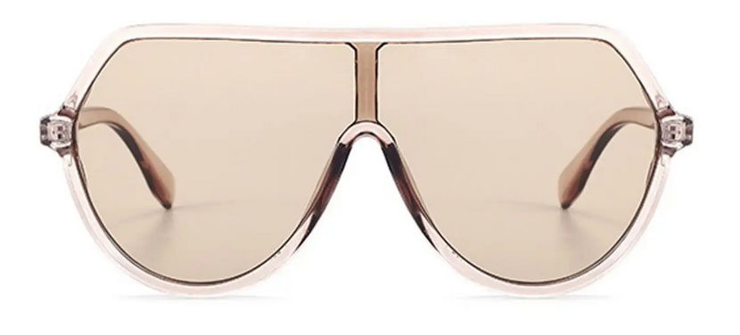 Tan Aviator Sunglasses