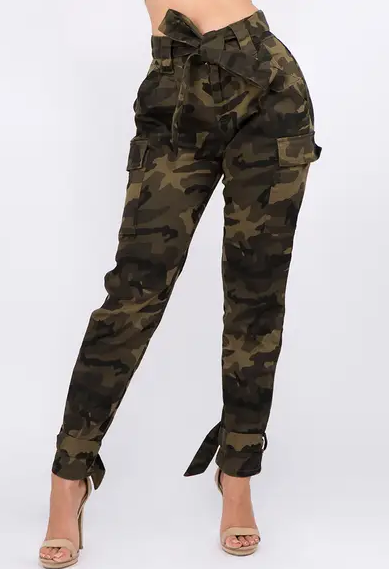 Camo Ladies Joggers