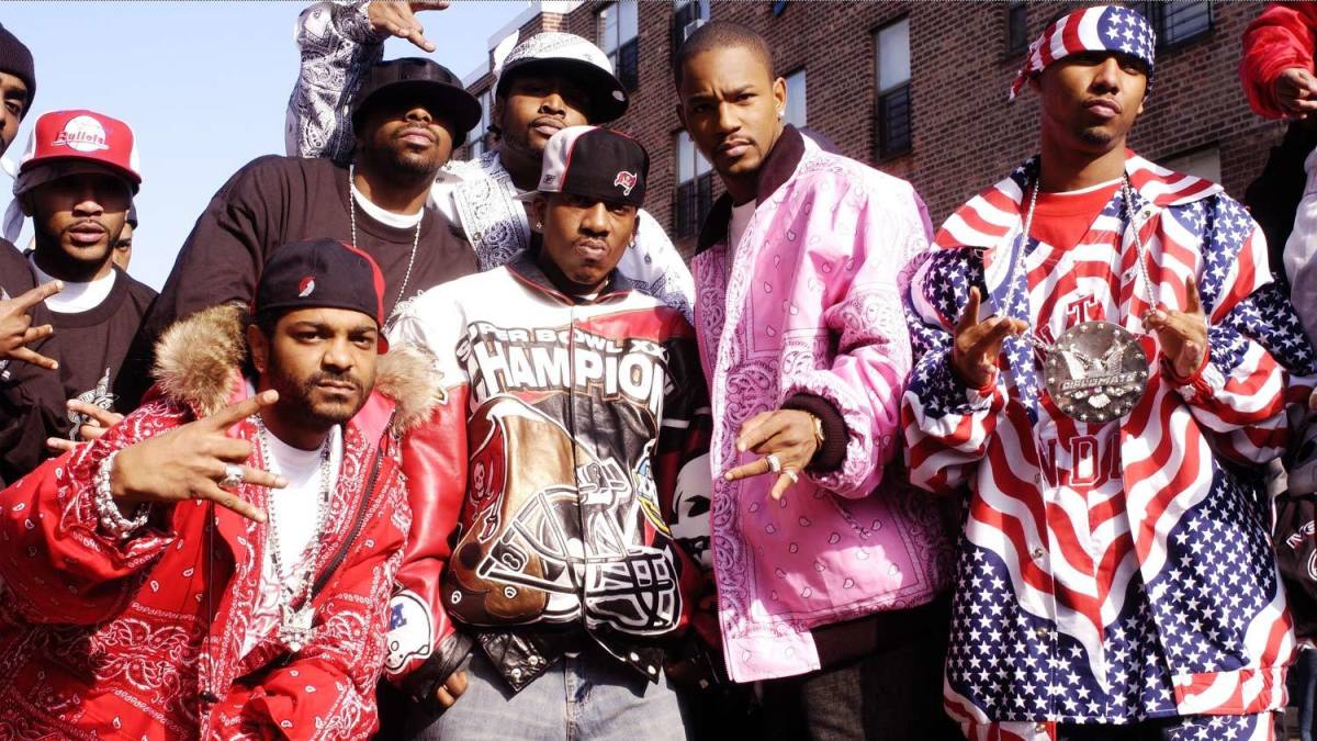 Rapper Juelz Santana Wears A Saint Laurent Women's Varsity Jacket