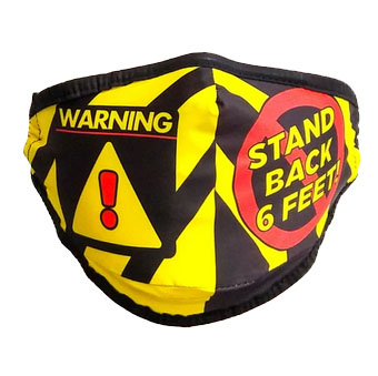 Fydelity Face Mask Stand Back 